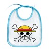 BABERO COLORES LOGO ONE PIECE CALAVERA PIRATAS LUFFY personalizado bebe