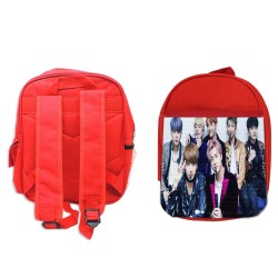 MOCHILA ROJA BTS BOY WITH...