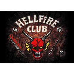 TAZA MÁGICA club fuego infernal rol hellfire dados juego mesa personalizada
