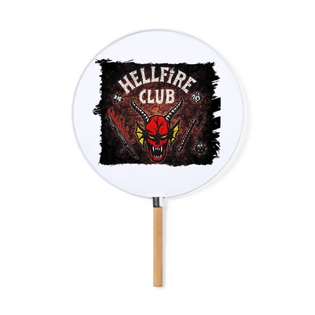 ABANICO ESTILO PAI PAI club fuego infernal rol hellfire dados juego mesa moda primavera verano elegante