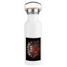 BIDON 750 ML ACERO INOXIDABLE ESTILO RETRO club fuego infernal rol hellfire dados juego mesa deporte deportivo botella