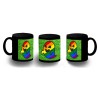 TAZA COMPLETAMENTE NEGRA GAYSPER FANTASMA ORGULLO GAY MEME personalizada