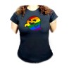 CAMISETA NEGRA MUJER GAYSPER FANTASMA ORGULLO GAY MEME oferta personalizada