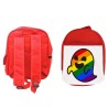 MOCHILA ROJA GAYSPER FANTASMA ORGULLO GAY MEME escolar personalizado