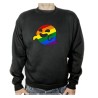 SUDADERA NEGRA GAYSPER FANTASMA ORGULLO GAY MEME adulto poliester algodón personalizada