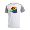 CAMISETA DISEÑO BICOLOR GAYSPER FANTASMA ORGULLO GAY MEME personalizada