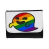 BILLETERA BILLETERO GAYSPER FANTASMA ORGULLO GAY MEME unisex negro monedero