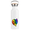 BIDON 750 ML ACERO INOXIDABLE ESTILO RETRO GAYSPER FANTASMA ORGULLO GAY MEME deporte deportivo botella