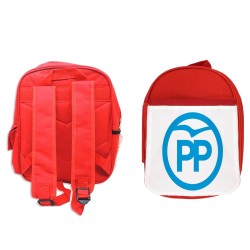 MOCHILA ROJA LOGO PARTIDO...