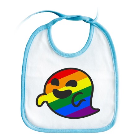 BABERO COLORES GAYSPER FANTASMA ORGULLO GAY MEME personalizado bebe