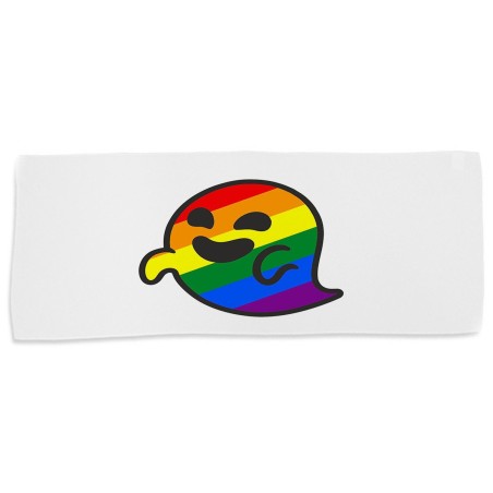 TOALLA GIMNASIO GYM ABSORBENTE GAYSPER FANTASMA ORGULLO GAY MEME suave con bolsita