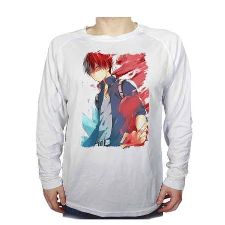 CAMISETA MANGA LARGA MY HERO ACADEMIA KISHOTO personalizada