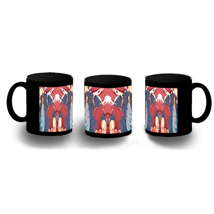 TAZA COMPLETAMENTE NEGRA MY HERO ACADEMIA KISHOTO personalizada