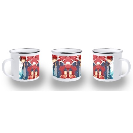 TAZA METALICA MY HERO ACADEMIA KISHOTO metal personalizada