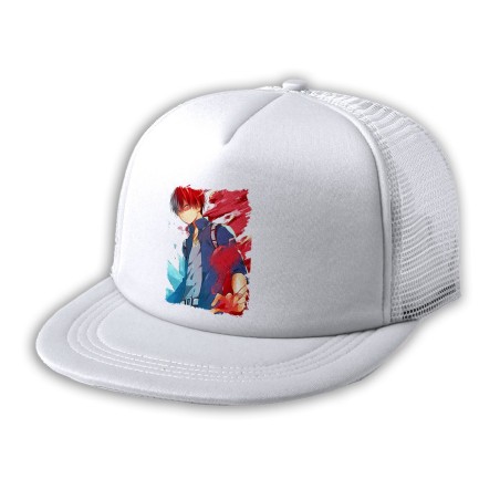 GORRA 5 PANELES REDECILLA TRASERA MY HERO ACADEMIA KISHOTO estilo rapero