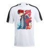 CAMISETA TÉCNICA FRANJA MANGAS NEGRA MY HERO ACADEMIA KISHOTO personalizada