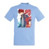 CAMISETA AZUL CIELO MY HERO ACADEMIA KISHOTO moda verano personalizada