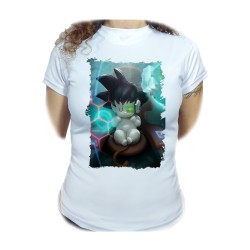 CAMISETA MUJER goku bebe...