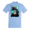 CAMISETA AZUL CIELO goku bebe bola de dragon z moda verano personalizada