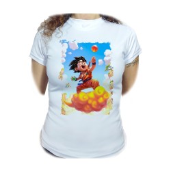 CAMISETA MUJER GOKU CHICO...