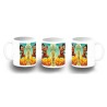 TAZA FOTOLUMINISCENTE GOKU CHICO BOLA DE DRAGON NUBE BRILLA OSCURIDAD
