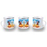 TAZA METALICA GOKU CHICO BOLA DE DRAGON NUBE metal personalizada