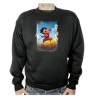 SUDADERA NEGRA GOKU CHICO BOLA DE DRAGON NUBE adulto poliester algodón personalizada