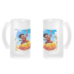 JARRA CERVEZA CRISTAL GOKU...