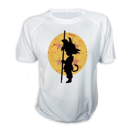 CAMISETA bola de dragon goku chico pequeño personalizada