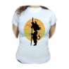 CAMISETA MUJER bola de dragon goku chico pequeño moda personalizada