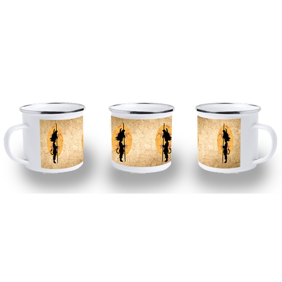 TAZA METALICA bola de dragon goku chico pequeño metal personalizada