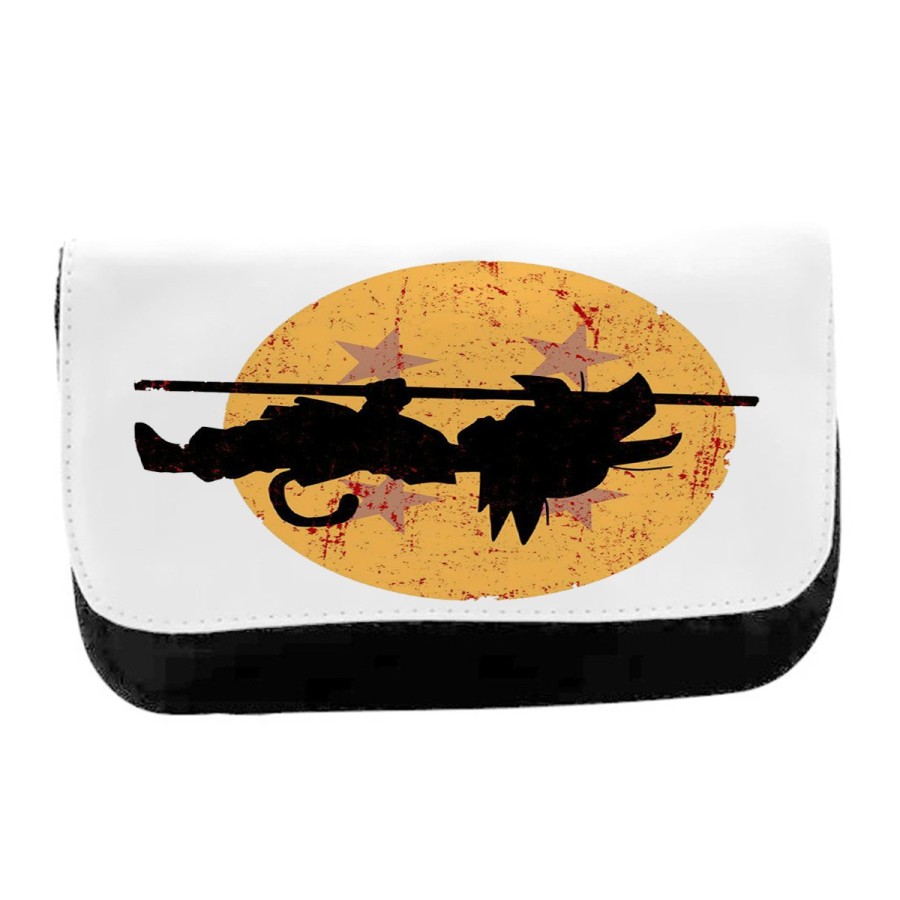 ESTUCHE NECESER DE LONA bola de dragon goku chico pequeño unisex negro monedero billetera