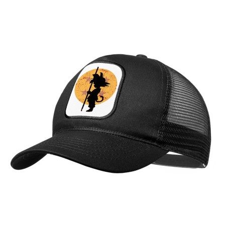 GORRA NEGRA CON REJILLA bola de dragon goku chico pequeño moda deporte