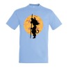 CAMISETA AZUL CIELO bola de dragon goku chico pequeño moda verano personalizada