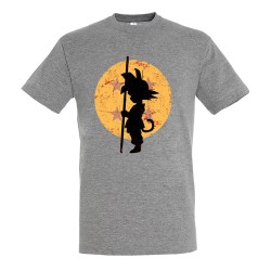 CAMISETA GRIS MEZCLA bola...