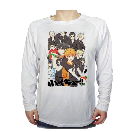 CAMISETA MANGA LARGA HAIKYUU TO THE TOP personalizada