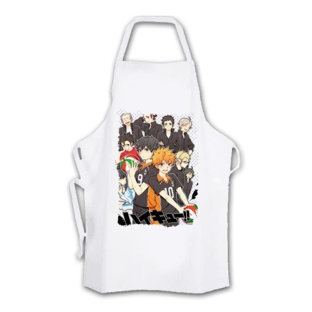 DELANTAL HAIKYUU TO THE TOP cocina personalizado