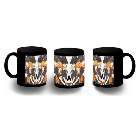 TAZA COMPLETAMENTE NEGRA HAIKYUU TO THE TOP personalizada