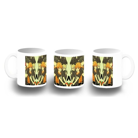 TAZA FOTOLUMINISCENTE HAIKYUU TO THE TOP BRILLA OSCURIDAD