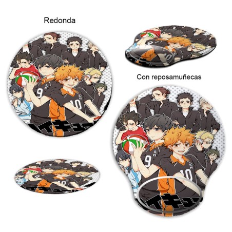 ALFOMBRILLA REDONDA HAIKYUU TO THE TOP pc raton