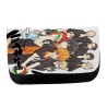 ESTUCHE NECESER DE LONA HAIKYUU TO THE TOP unisex negro monedero billetera