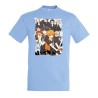 CAMISETA AZUL CIELO HAIKYUU TO THE TOP moda verano personalizada
