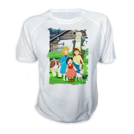 CAMISETA SERIE ANTIGUA DE HEIDI ANIME personalizada