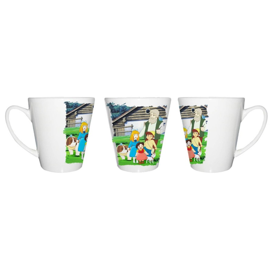 TAZA CÓNICA SERIE ANTIGUA DE HEIDI ANIME conica personalizada