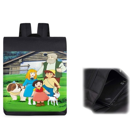 PACK MOCHILA Y ESTUCHE SERIE ANTIGUA DE HEIDI ANIME material escolar