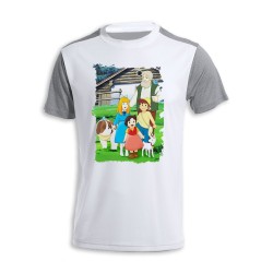 CAMISETA DISEÑO BICOLOR...