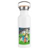 BIDON 750 ML ACERO INOXIDABLE ESTILO RETRO SERIE ANTIGUA DE HEIDI ANIME deporte deportivo botella