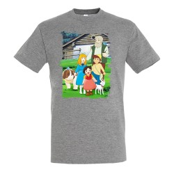CAMISETA GRIS MEZCLA SERIE...