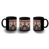 TAZA COMPLETAMENTE NEGRA Kimetsu no Yaiba Distrito rojo personalizada