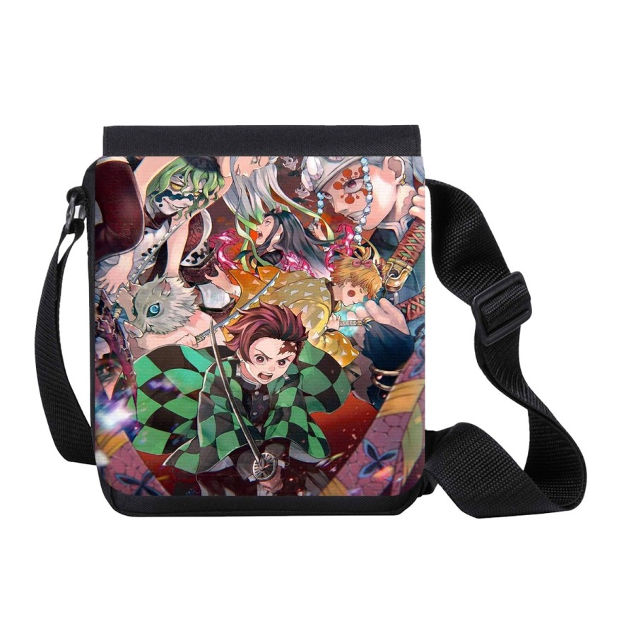 BANDOLERA PEQUEÑA Kimetsu no Yaiba Distrito rojo bolso personalizada